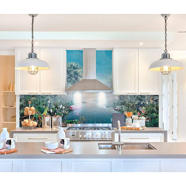 Панно из фотомозаики Тропики