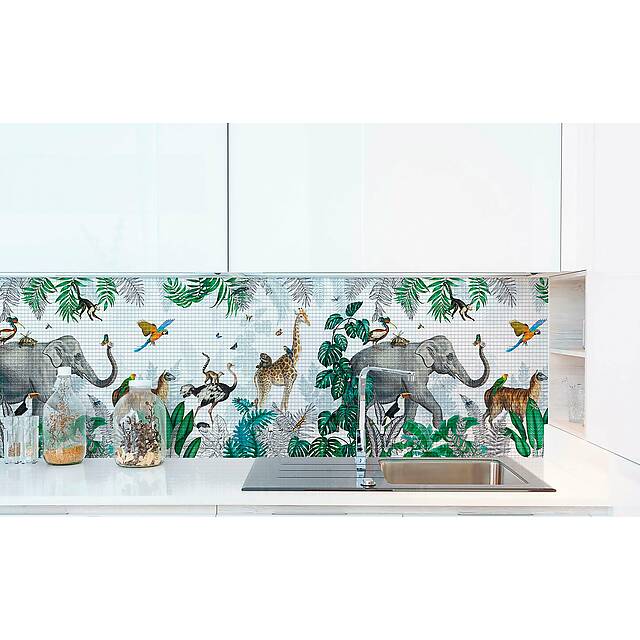 Панно из фотомозаики Тропики