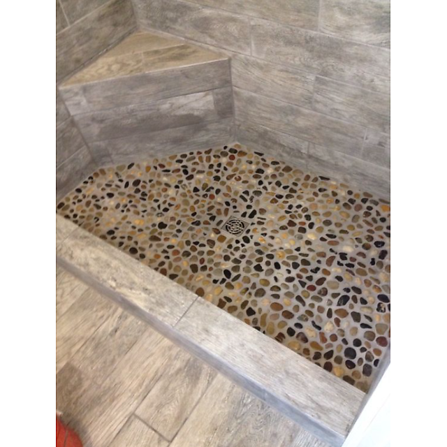 Галька на сетке