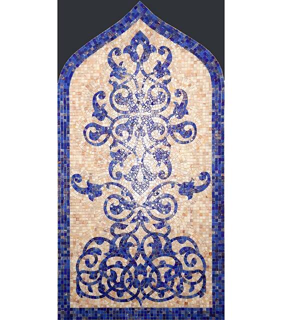 Панно из стеклянной мозаики 
