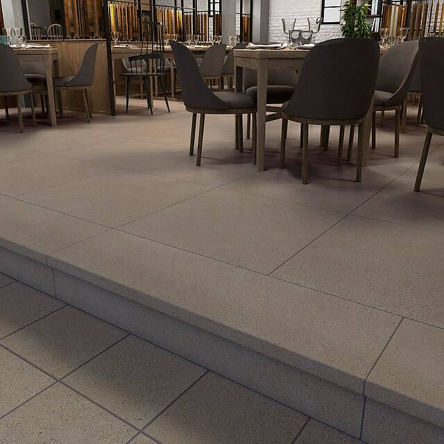 Ступень фронтальная из клинкера 33X33x4, серия Milan Arena