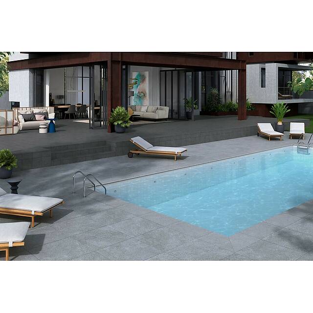 Ступень фронтальная из клинкера 33X33x4, серия Milan Gris