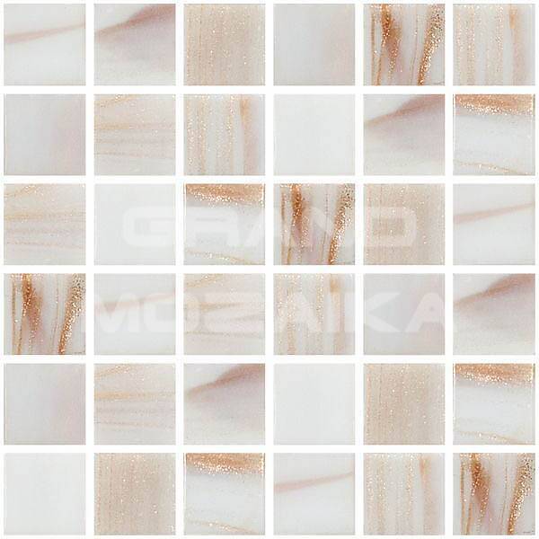 Стеклянная мозаика с авантюрином, серия Diamante