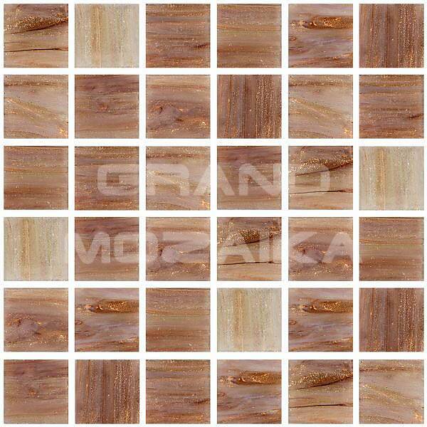 Стеклянная мозаика с авантюрином, серия Diamante