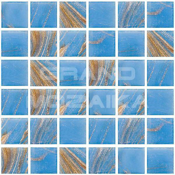 Стеклянная мозаика с авантюрином, серия Diamante