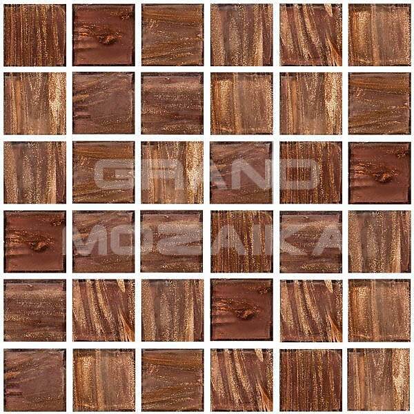 Стеклянная мозаика с авантюрином, серия Diamante