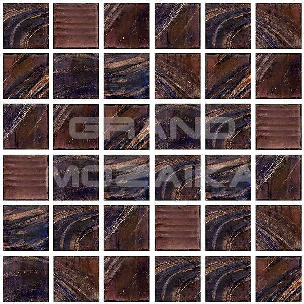 Стеклянная мозаика с авантюрином, серия Diamante