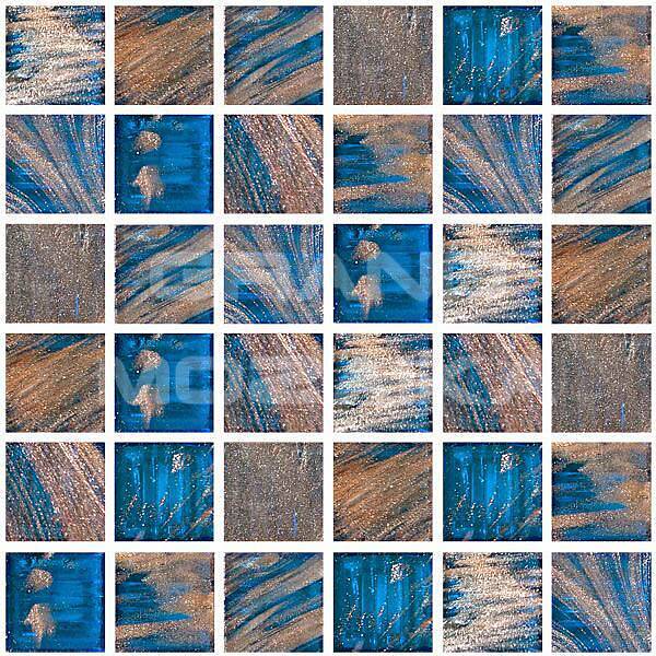 Стеклянная мозаика с авантюрином, серия Diamante