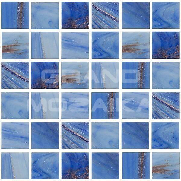 Стеклянная мозаика с авантюрином, серия Diamante