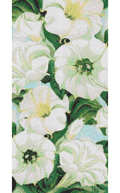 Стеклянное матричное панно 