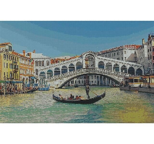 Стеклянное матричное панно 