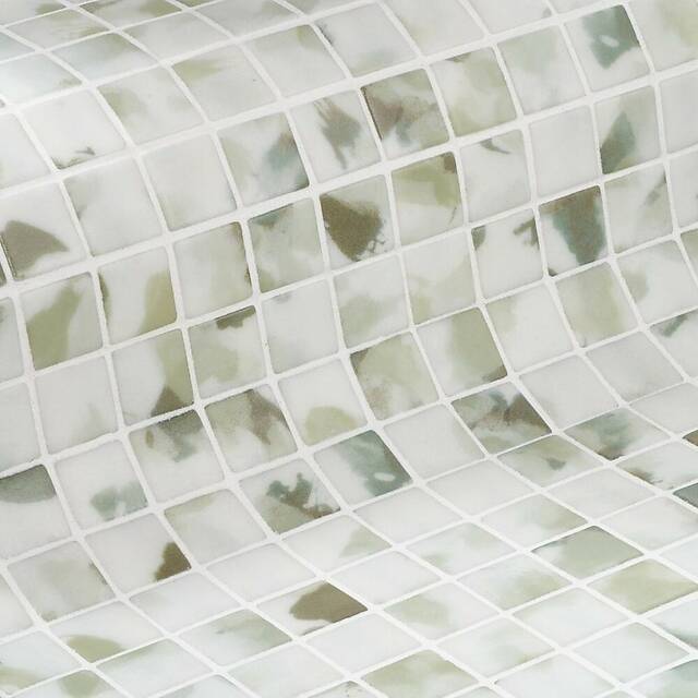 Противоскользящая стеклянная мозаика, серия Aquarelle