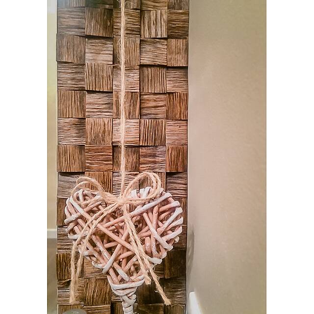 Колотая 3D мозаика из дерева (дуб), колеровка венге