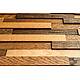 3D мозаика из дерева (дуб), колеровка натур, орех, венге
