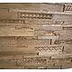 3D мозаика из резного дерева (дуб) с художественной фрезеровкой, колеровка натур