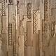 3D мозаика из резного дерева (дуб) с художественной фрезеровкой, колеровка натур