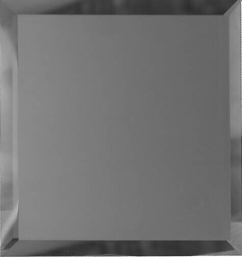 Квадратная зеркальная плитка, матовая (200x200 мм)