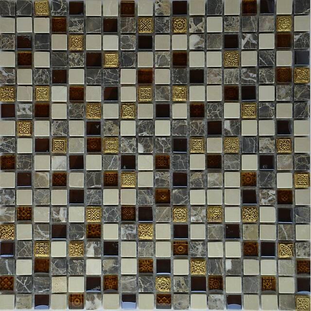 Мозаика из стекла и камня, серия Romano. Ликвидация склада