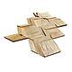 Колотая 3D мозаика из дерева (дуб), колеровка натур