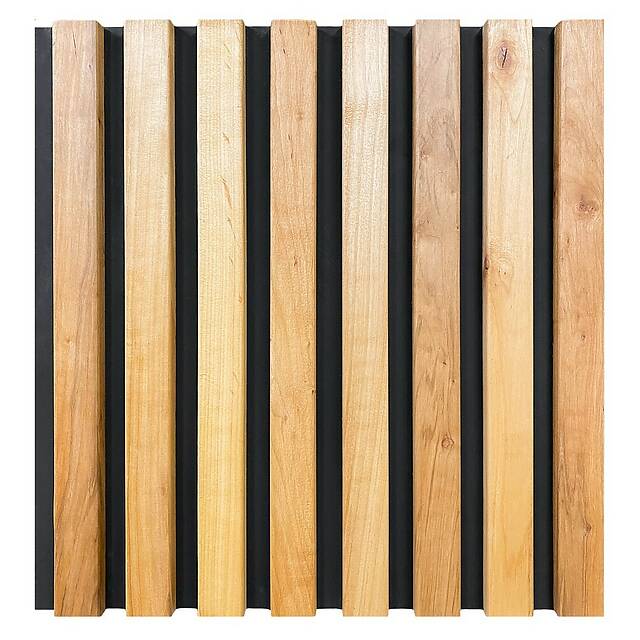 Реечная деревянная панель (бук) 2800х500, колеровка натур