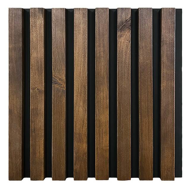Реечная деревянная панель (бук) 2800х500, колеровка венге