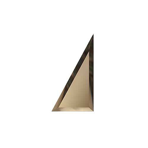 Зеркальная матовая плитка с фацетом (100x170мм) правая, серия Ромб