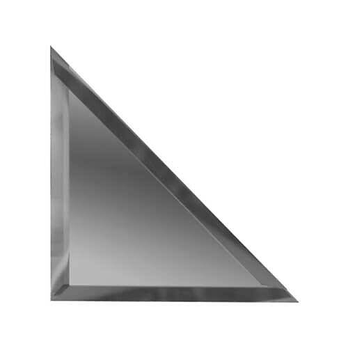 Треугольная зеркальная плитка с фацетом (177х177мм)