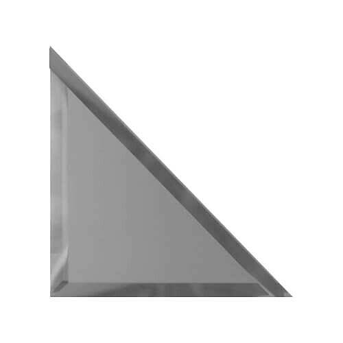 Треугольная зеркальная плитка с фацетом (212х212мм)
