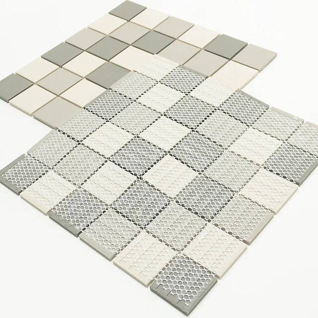 Противоскользящая мозаика из керамогранита, серия Porcelain