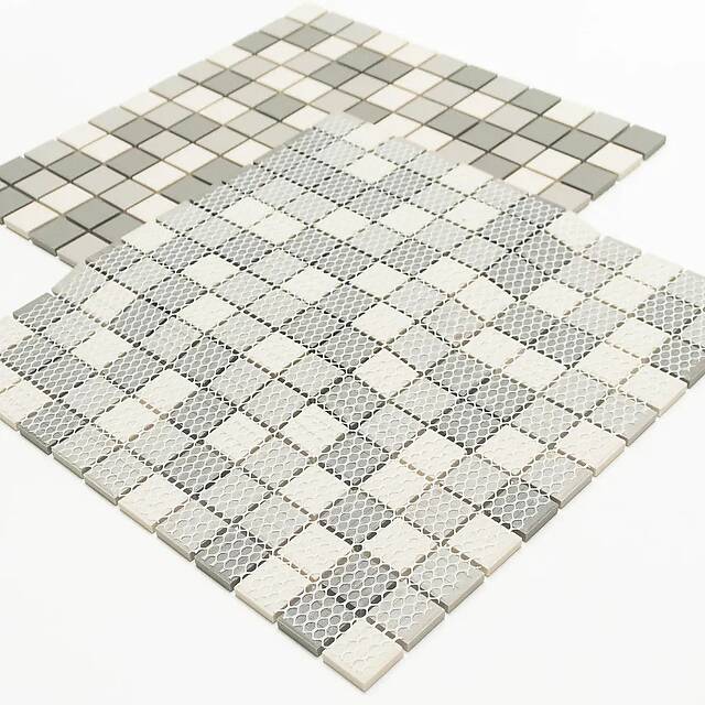 Противоскользящая мозаика из керамогранита, серия Porcelain