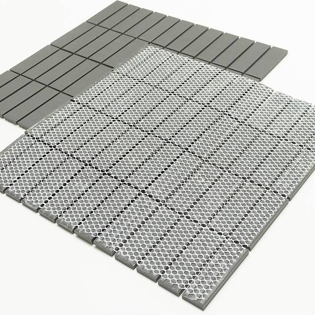 Противоскользящая мозаика из керамогранита, серия Porcelain