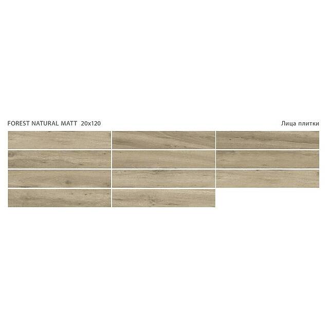 Плитка из матового керамогранита, серия Forest