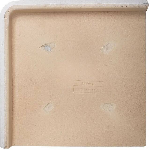 Ступень угловая из клинкера 33х33х4, серия Boston White