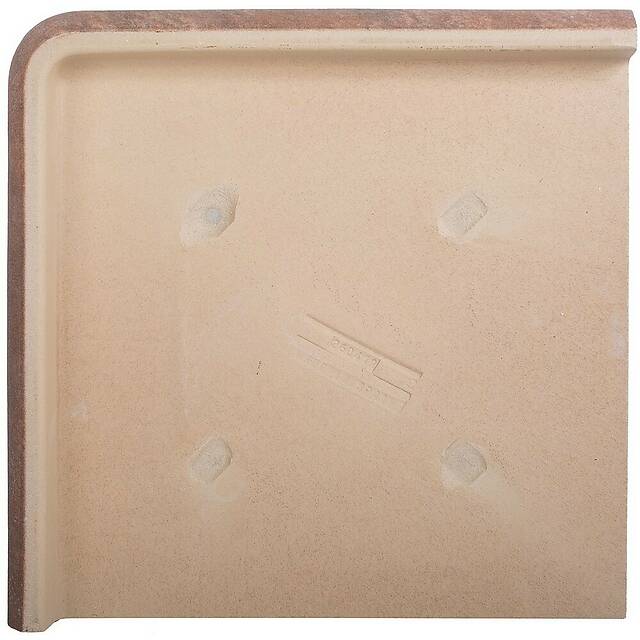 Ступень угловая из клинкера 33х33х4, серия Boston Red