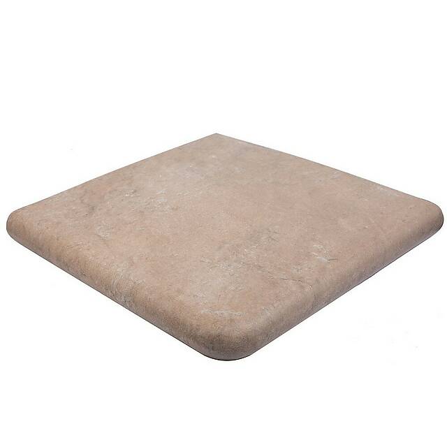 Ступень угловая из клинкера 33х33х4, серия Boston Mink