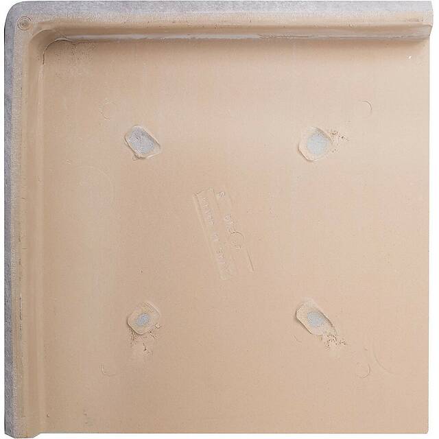 Ступень угловая из клинкера 33х33х4, серия Boston Grey