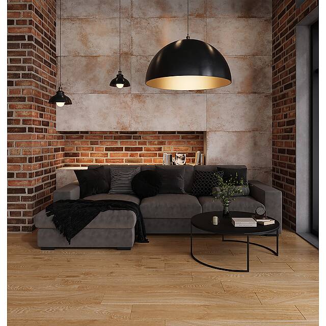 Плитка из керамогранита под металл, серия Metalic