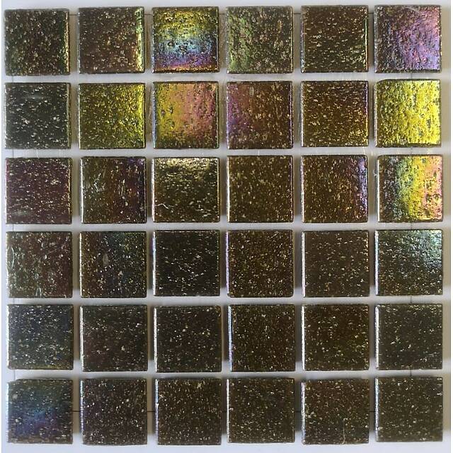 Стеклянная мозаика с перламутром, серия Iridium