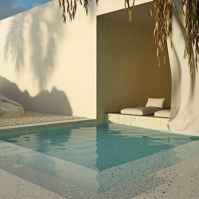 Cтеклянная мозаика, серия Terrazzo