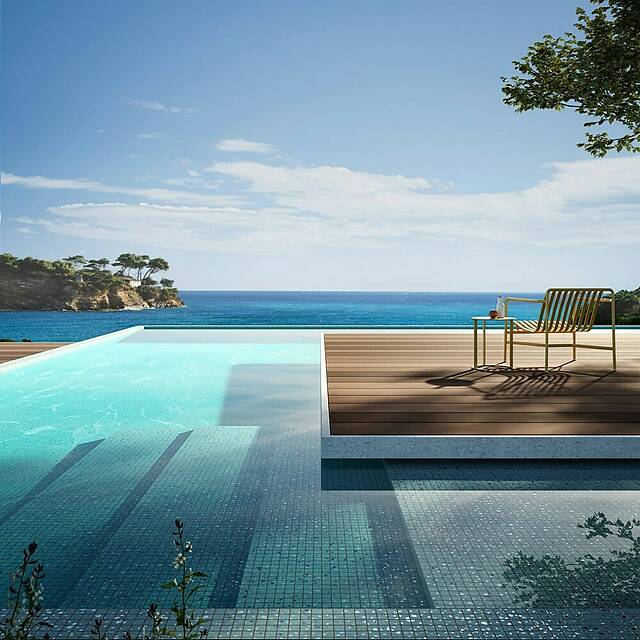 Cтеклянная мозаика, серия Terrazzo