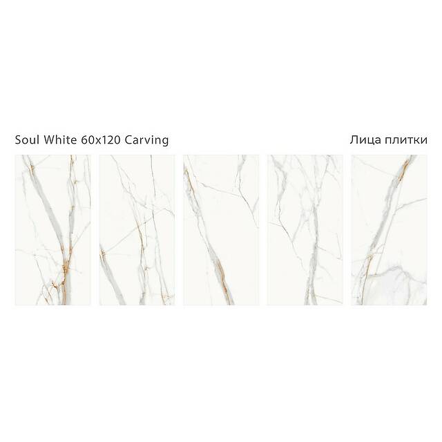 Плитка из керамогранита под мрамор, серия Silk