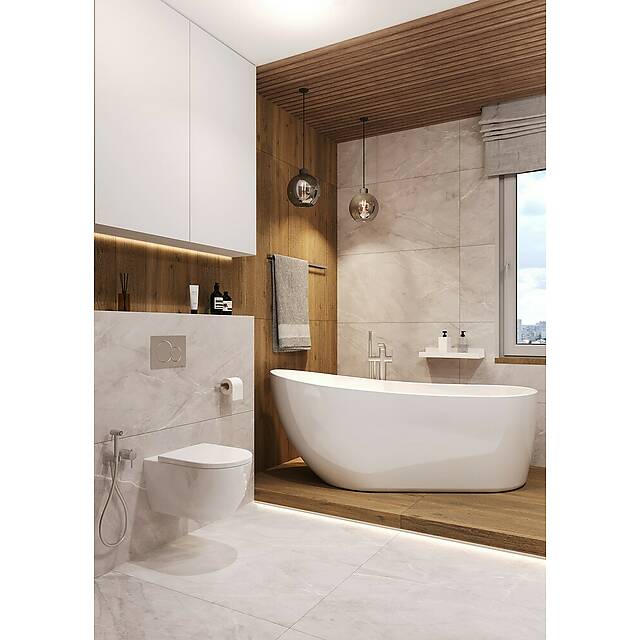 Плитка из керамогранита под мрамор, серия Silk