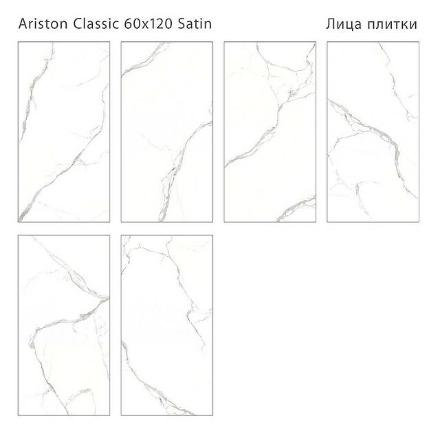 Плитка из керамогранита, серия Luna Rossa