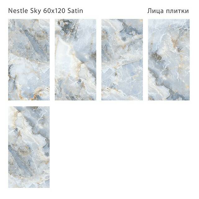 Плитка из керамогранита, серия Luna Rossa