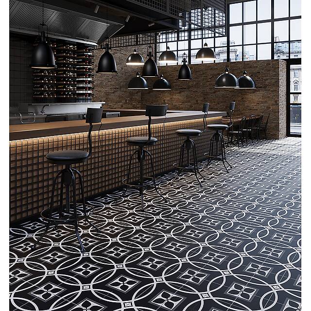 Плитка из керамогранита, серия Carpets