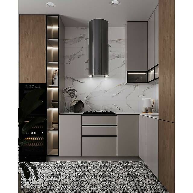 Плитка из керамогранита, серия Carpets