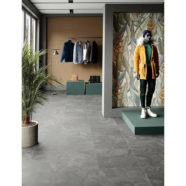 Тонкая плитка из керамогранита, серия Decors S