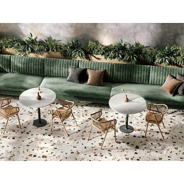 Тонкая плитка из керамогранита, серия Marbles