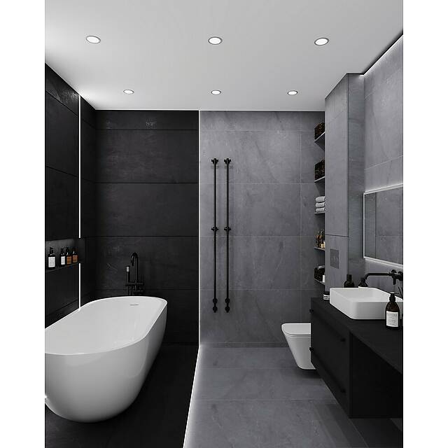 Тонкая плитка из керамогранита, серия Marbles