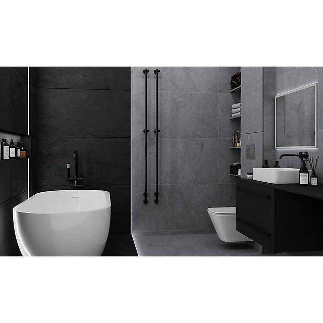 Тонкая плитка из керамогранита, серия Marbles